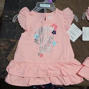 Carters 12 month short set